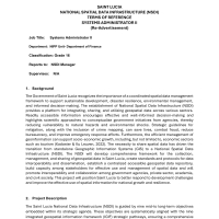 Government of Saint Lucia: National Spatial Data Infrastructure (NSDI) System Administrator II